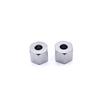 10pcs Universal Brake Line Union Fittings Straight Reducer Compression Kits Connector 3/16" OD Hydraulic Brake Lines Pipe Car