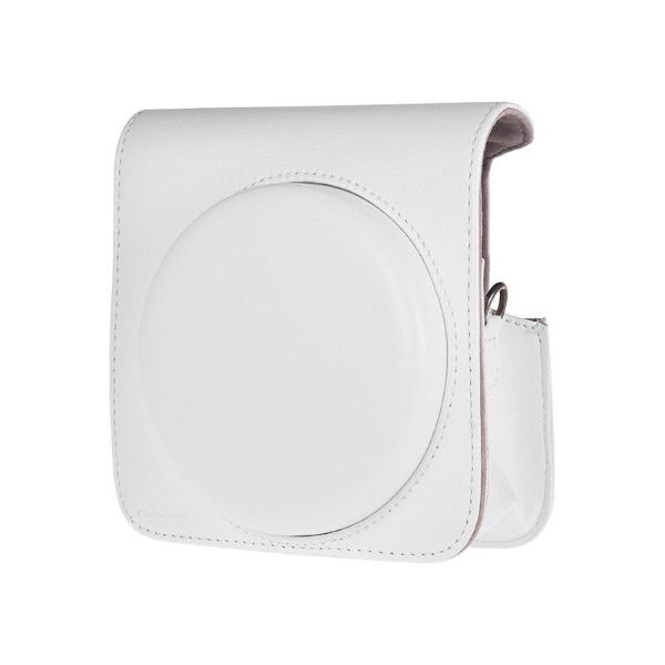 Custodia In Pelle PU Per Fotocamera Fujifilm Instax Mini 99 - Marrone Con Tracolla Regolabile