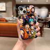 Seven Dragon Ball double-layer phone case, suitable as a protective cover for iPhone 7/8/11/12/13/14/15/16/17 Pro Max Plus