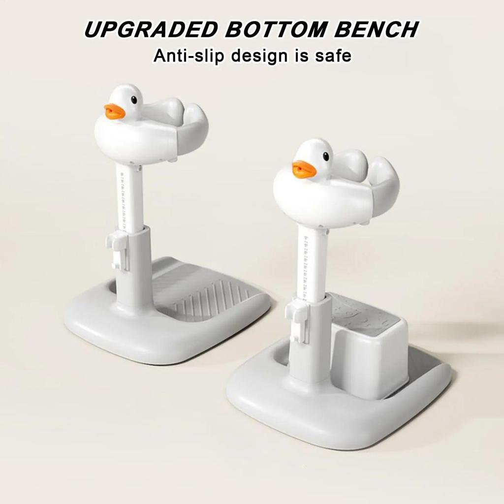 Baby Shower Stand Nursery Bath Stand Adjustable Height Standing Support Portable Shower Device for Kids Boys Girls Enhanced