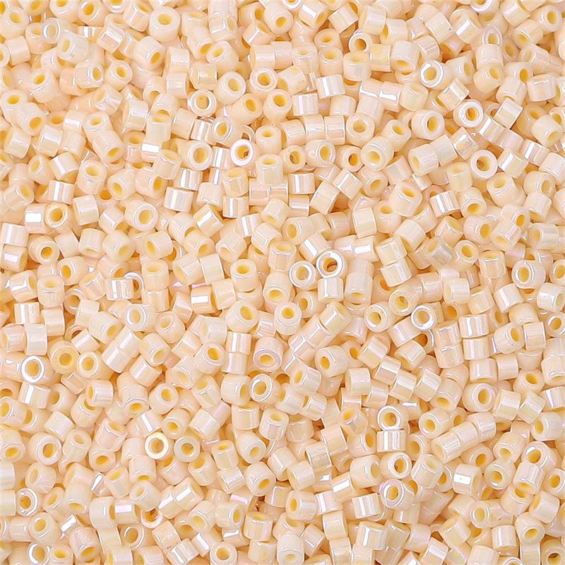 2-2.5mm High-Quality Imitation Porcelain Glass Seed Beads for Handmade Bracelets and Necklaces.