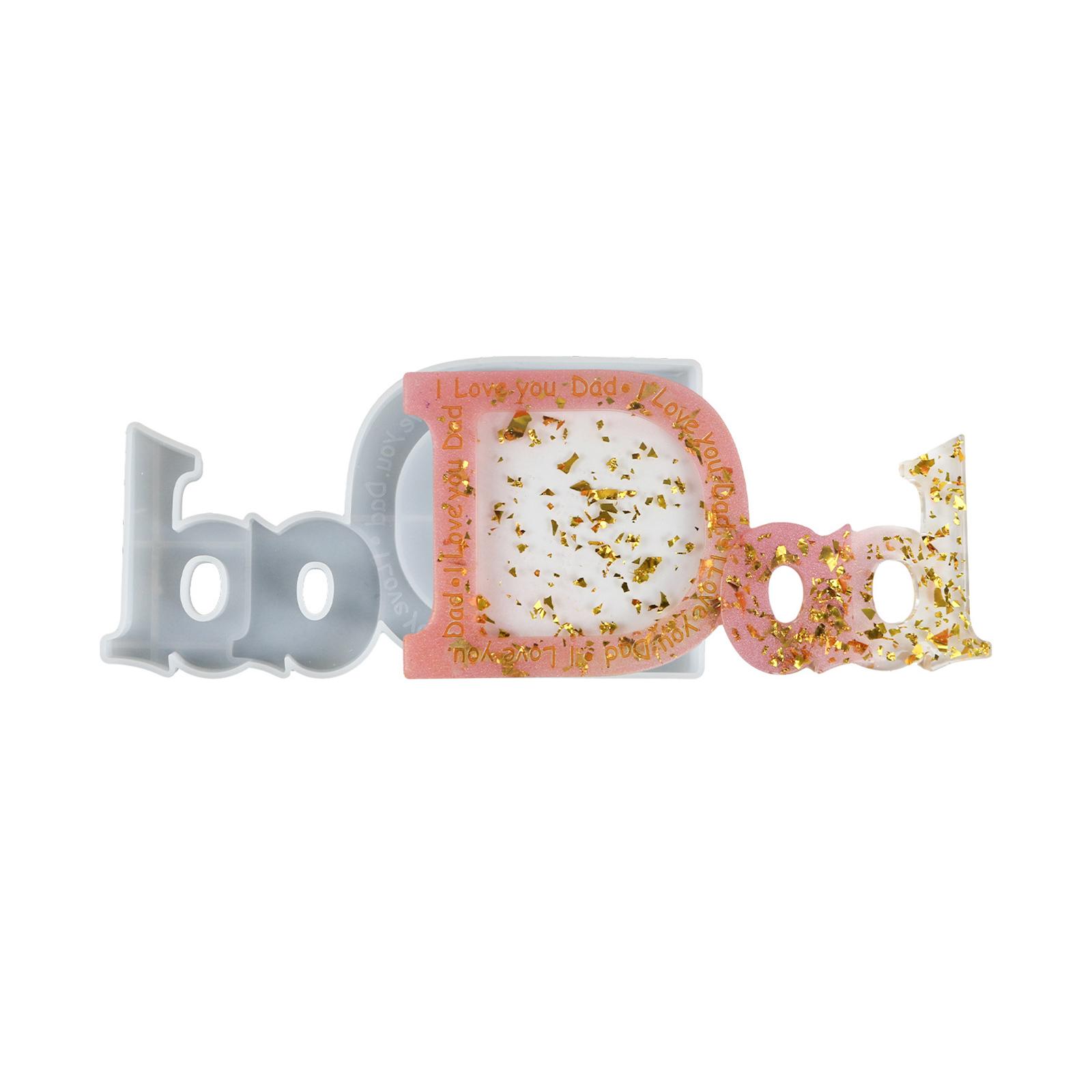 

Любовь фоторамка силиконовая форма форма для эпоксидной смолы семейная фоторамка декоративные формы для подарка на день Святого Валентина домашний декор 2