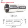 51mm*38mm Universal Motorcycle Exhaust Muffler Catalyst DB Killer Silencer Noise Sound Eliminator for Akrapovic for SC