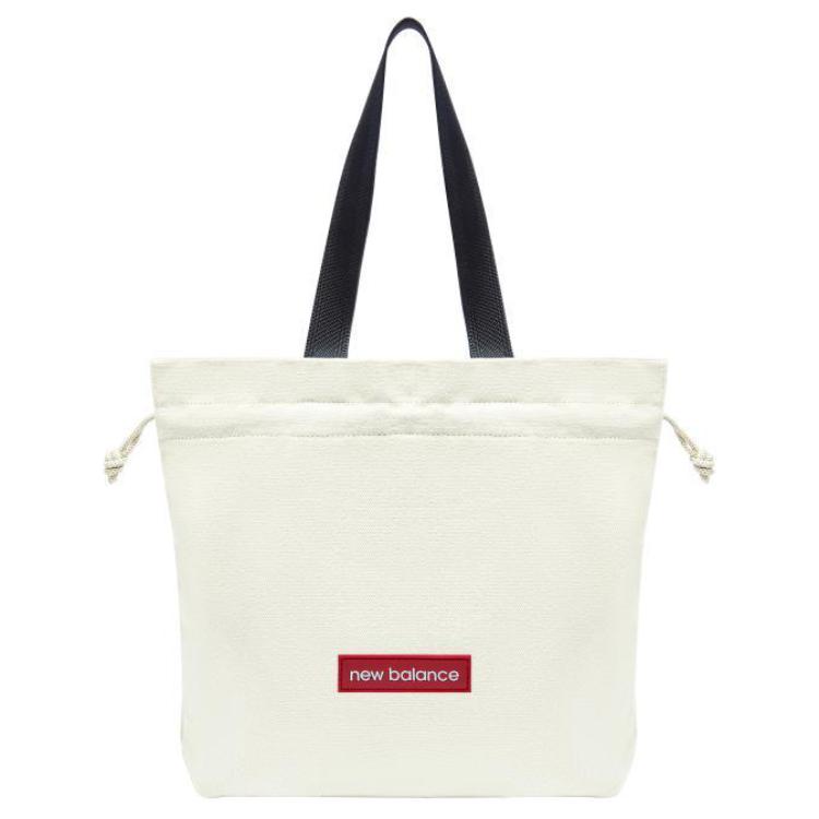 

New New Balance Fabric Sports Bag Handbag Shoulder Bag Crossbody Bag Unisex White JABL1639 25.9*8.1*29.0CM