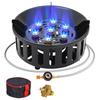 Outdoor Windproof Camping Gas Stove Furnace Burning Propane Burner With Piezoelectric Ignition For Picnic Cooking Hiking Burner
