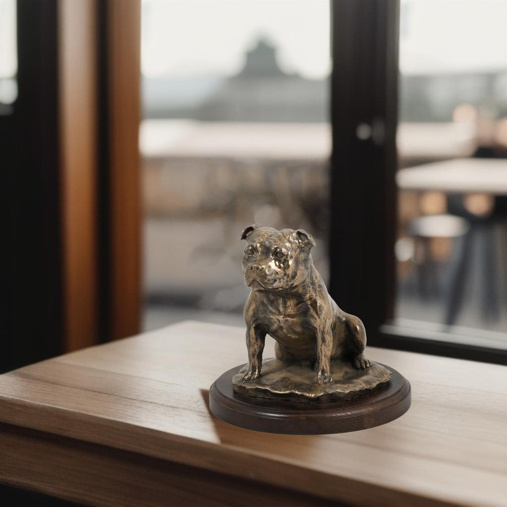 Staffordshire Bull Terrier, Staffik, Staffi Ii - Statuetka Psa, Figurka Do Biura, Trofeum Na Wystawę Psów Marki Art-Dog