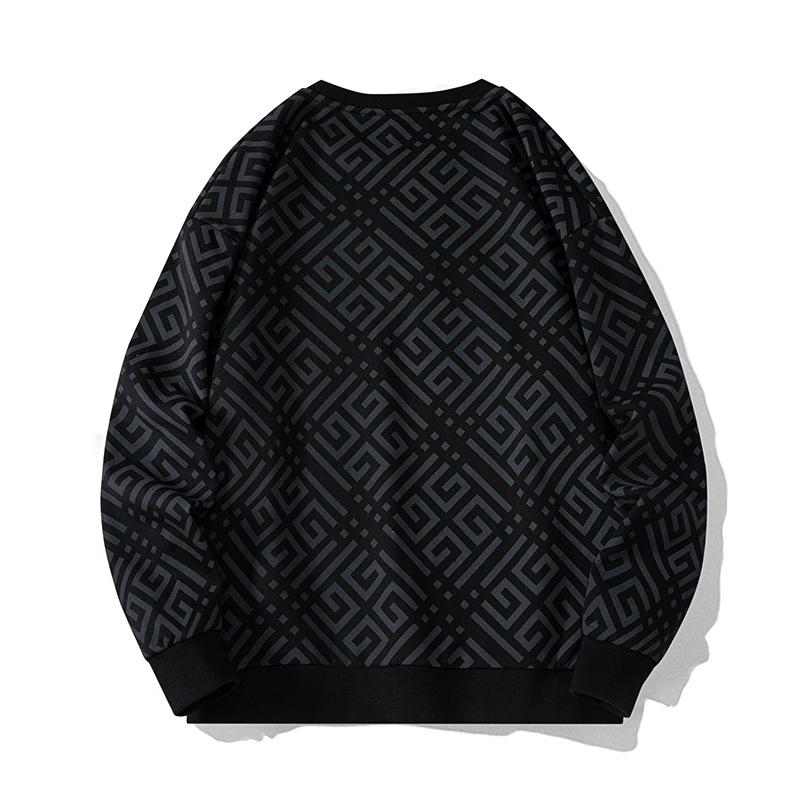 Trendy Brand Sweater Men'S Spring And Autumn New Long-Sleeved Student Top Chinese Style Casual Loose Round Neck Men'S Sweater