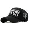 Oston Three-Dimensional Embroidery Letters Men And Women Baseball Hat Cotton Washed Outdoor Cap Hipster