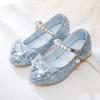 High Heel Shoes Pink Rhinestone Princess Elsa Dress Up Performance Shoes