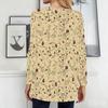 Plus Size Women Round Neck Long Sleeve T Shirt Soft Loose Tops For Indoor Leisure And Street Walking