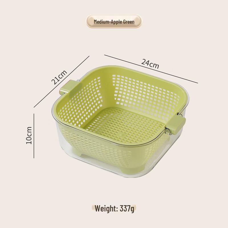 Double-Layer Kitchen Drain Basket