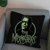 UUniversal Monsters Horror Pillow Case For Car Sofa Decorative Home Doublesided Print Plush Square Throw Pillow Cushion Cover