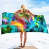 Oil Paintings Super Soft Plush Beach Bath Pool Towel Pool Towel Oversized Lightweight Sand Free Quick Dry Plush Beach Towel