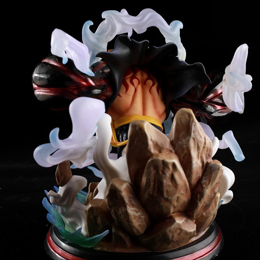 Anime One Piece Gear Fouth Eisenfaust Luffy Kampf Figur Fäuste Luffy Action Figuren Puppen Modell Figur Statue PVC Spielzeug Geschenk