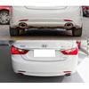 2pcs Stainless Steel Chrome Exhaust Dual Tail Pipe Muffler Tip For hyundai sonata kia sportage k3 k5 kx5
