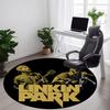 1PC Linkin Park Office Round Rug, Non-slip, Soft and Durable Office Rug for Interior Decoration, Perfect for Office, Beautiful Decoration