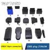 OBD Male Plug 14 Type Optional CASE ELM327 OBD2 Connector J1962m Plug with Enclosure Obd 16pin 12V Male Connector