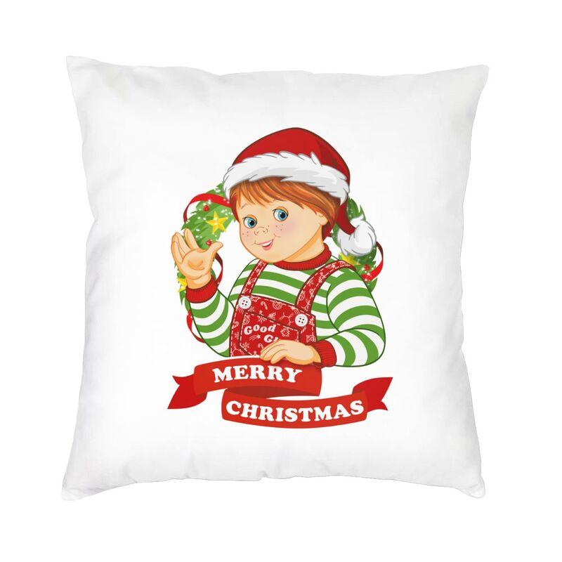 Bride Of Chucky Cushion Cover xcm Polyester Killer Doll Chucky Throw Pillow Case for Sofa Car Pillowcase Bedroom Decoration