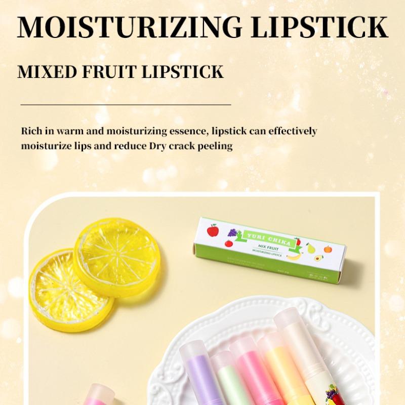 YURI CHIKA owocowy balsam do ust 4g ciepła zmiana szminka szminka mężczyźni kobiety usta