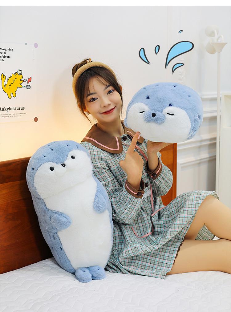 Creative Sushi Otter Plush Pillow - Seal Nap Companion for Kids