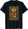 Papst Leo XIV. / Art Deco Stil Christliche & Katholische Kunst T-Shirt