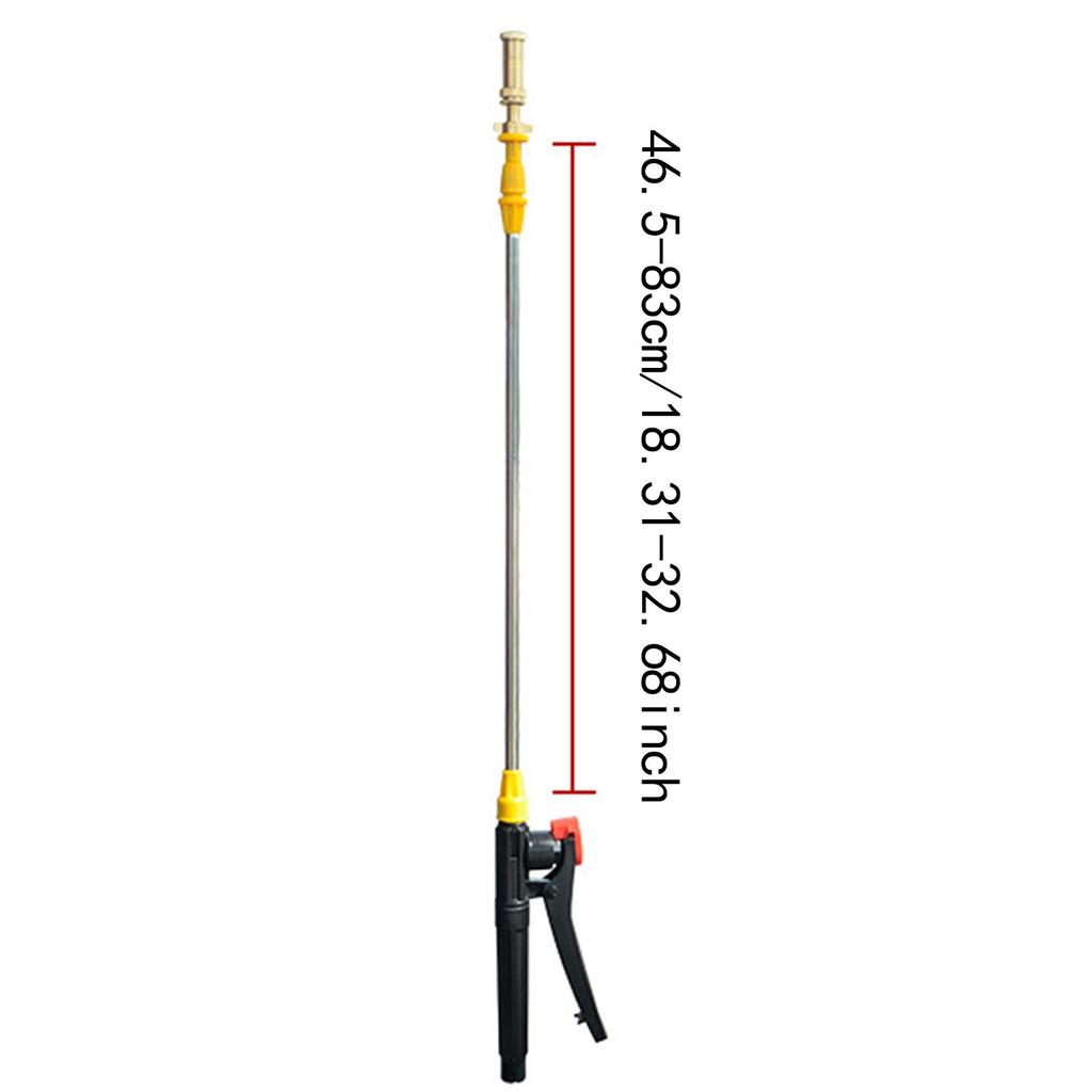 Sprayer Rod Water Sprayer Pole Efficient Comfortable Grip 17.72inch-31.50inch