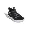 Adidas Harden Stepback 1 Durable Mid-Top Basketball Shoes Kids Sneakers Black White GY8646