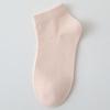 Women's Low-Cut Pure Cotton Breathable Socks - Spring/Autumn, Sweat-Absorbent, Odor-Resistant, Thin Summer Style, White