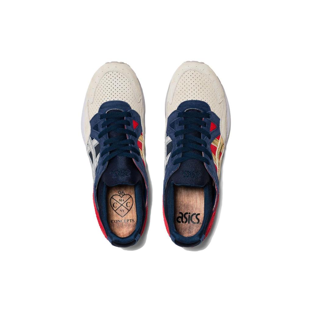 Concepts X ASICS Gel Lyte 5 Libertea Men Sneakers Red Papyrus Pure-Silver 1201A943-100