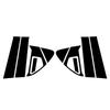 Car Accessory For Juke Strip 10Pcs Door Trims Glossy Black Car Window Trims Brand New Condition Carbon Fiber Look