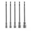 Hex Driver Bit Magnetic Hex Bit For Garage Use Strong Magnetic Core Magnetized Tip Retention Hexagonal Shaft Design