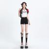 Spring and Summer Black Straight Elastic Denim Shorts for Women, Dance Hip-Hugging Versatile High-Waisted Hot Pants That Make Legs Look Longer