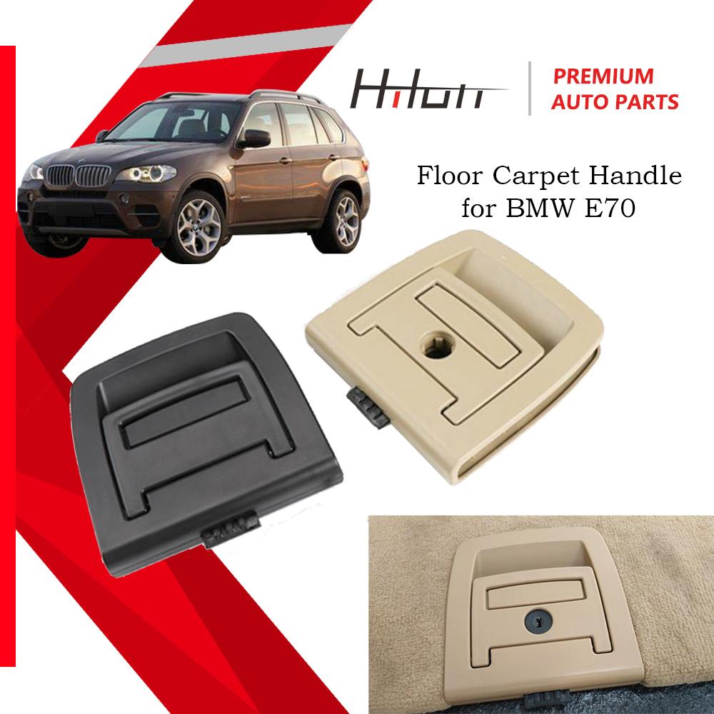 51476958161 Car Trunk Tail Cover Bottom Plate Mat Floor Carpet Handle Auto Accessories For BMW E70 X5 E71 X6