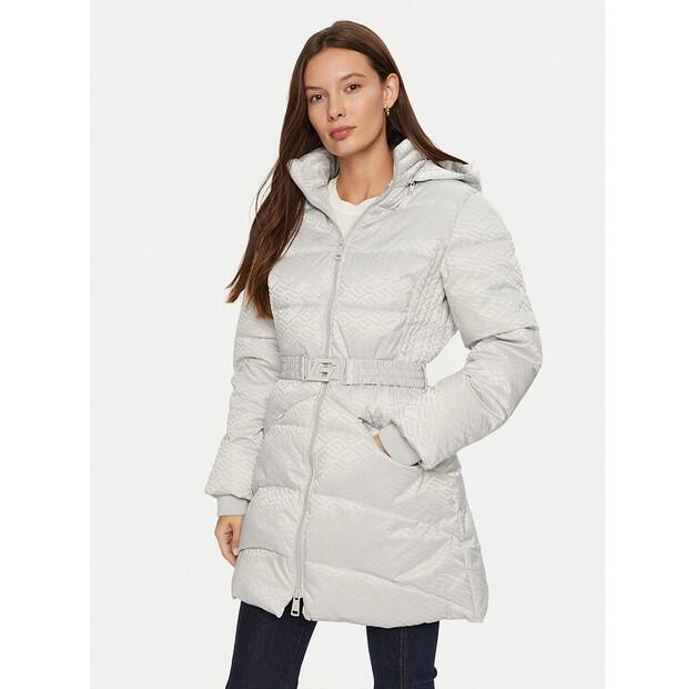 

Пуховик Guess Seline W4BL58 WGL72 серый Regular Fit M