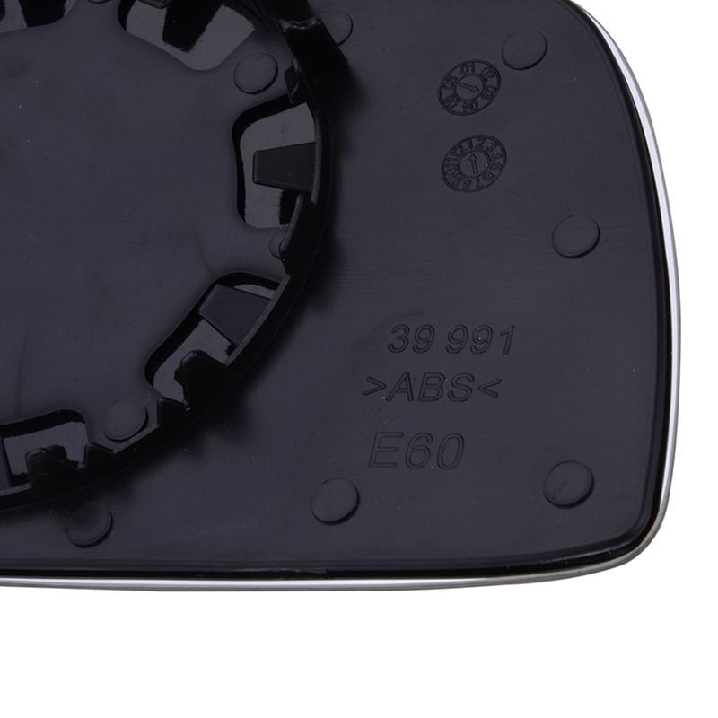 Oglindă retrovizoare laterală încălzită curată Încălzitor din sticlă Oglindă laterală de dezghețare anti-ceață pentru BMW E60 E61 2003-2010, E63 E64