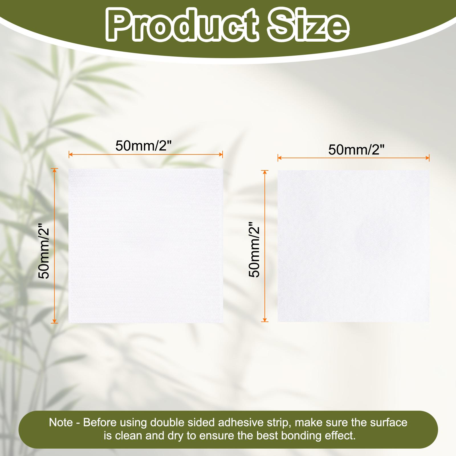 Белая Прочная Самоклеящаяся Лента-липучка Прямоугольная Нейлоновая Наклейка Клейкая Лента Для Автомобиля DIY Поделок Дома Офиса White