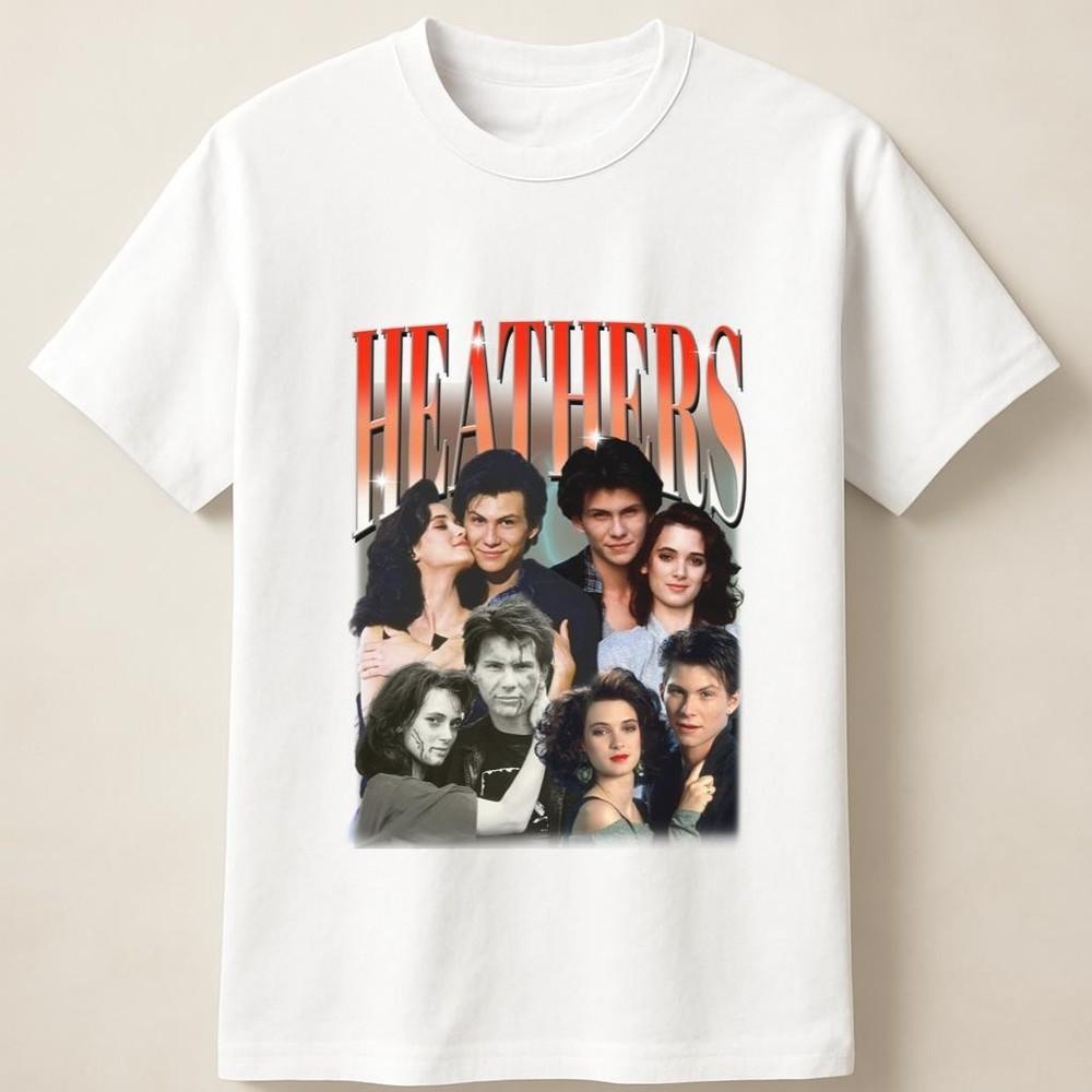 

Heathers Winona Ryder And Christian Slater Fan Graphic Unisex T Shirt Unisex T-Shirt M