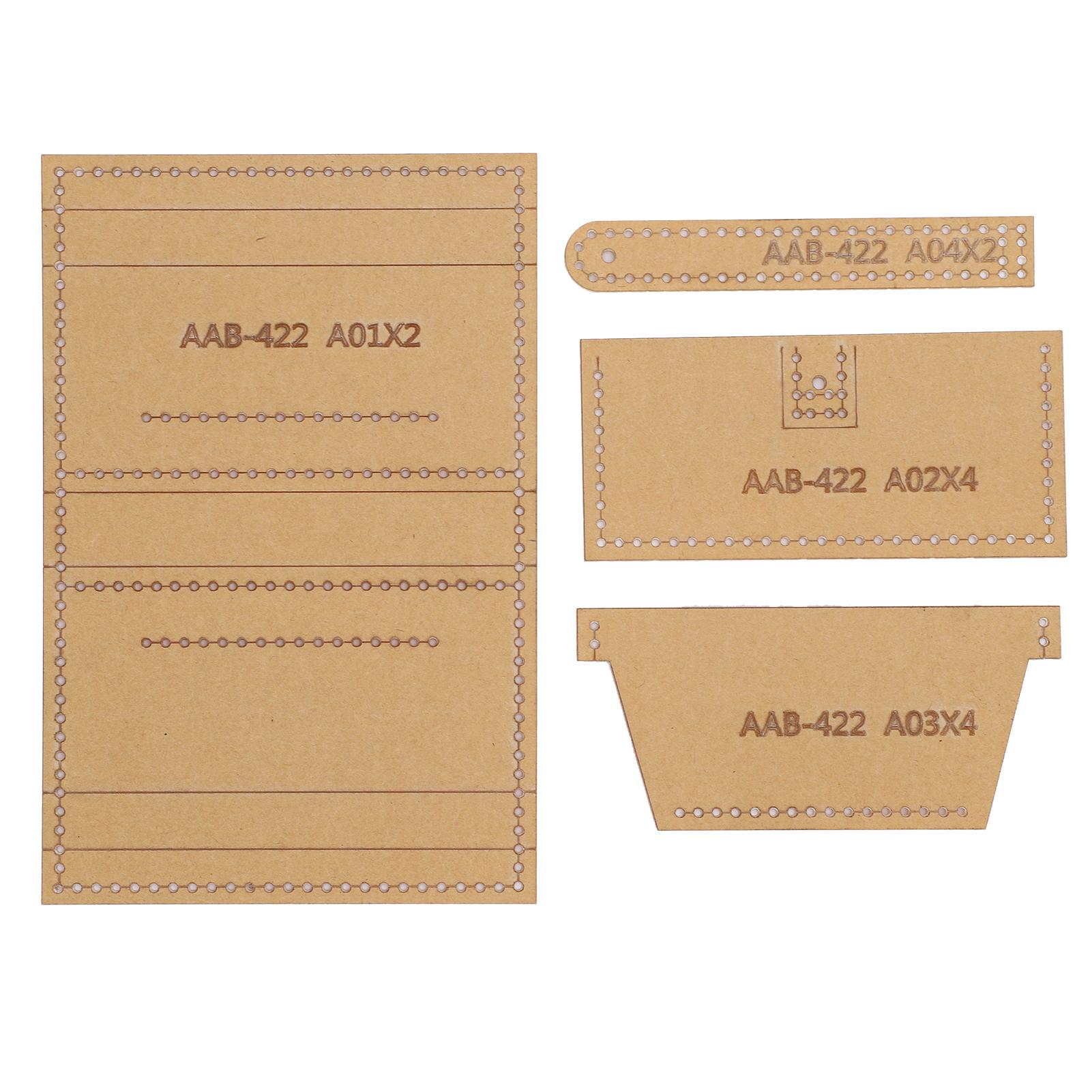 

4 шт. Акриловый шаблон Держатель для карточек Сделай сам Ручная работа Кожаный узор Рисование Форма Ремесло