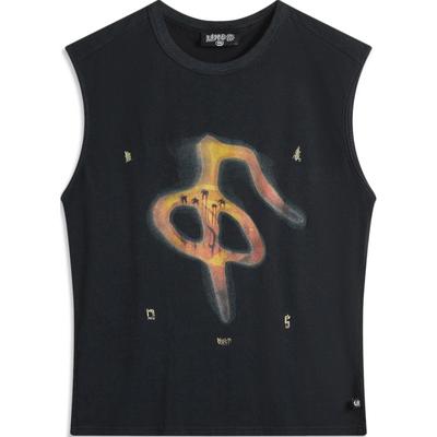 Li Ning Basketball Series Letter Round Neck Comfortable Breathable Versatile Casual Vest Men Tops Black AVSU741-1