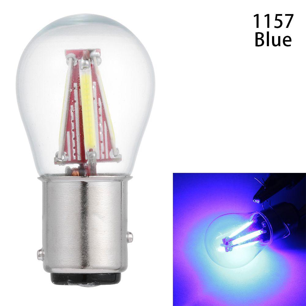 DC12V 1157 BAY15D 21/5W Turn Brake Signal Light Car LED COB Bulb Reverse Lamp 4 Filament 1157