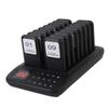 Restaurant Pager System 1 to 16 Vibration Buzzer Flashing Modes 433.92MHz 500m 999s Wireless Calling System Food Buzzer
