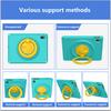 For iPad (2025)/10.9 (2022)/Air 11 (2025)/(2024) Case Eagle Pattern Rotating Kickstand Tablet Cover with Shoulder Strap