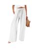 Bohemian Solid Color Drawstring Beach Pants - New Loose Casual Trousers