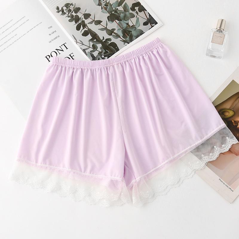 In Summer, Women's Safety Pants Can Be Worn Outside To Prevent Naked Three-point Lace Shorts Thin and Loose