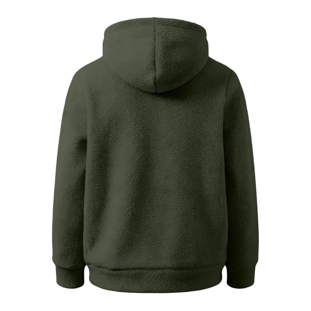 Women's Winter Warm Fleece Maternity Coat Full Zip Baby Wearing Jacket Pregnancy Clothing