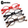 Hochauflösende Linsen Lesebrille Herren Damen Mode Design Unregelmäßige Lesebrillen Quadratischer Runder Rahmen Presbyopie Brillen