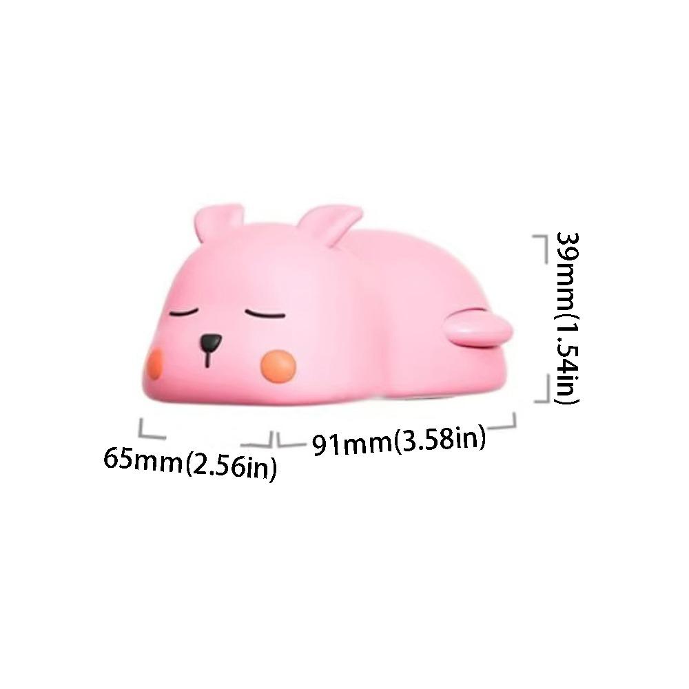 

Cartoon Animal Design Silicone Door Stopper Safety Door Stop Baby Kids Furniture рожевий