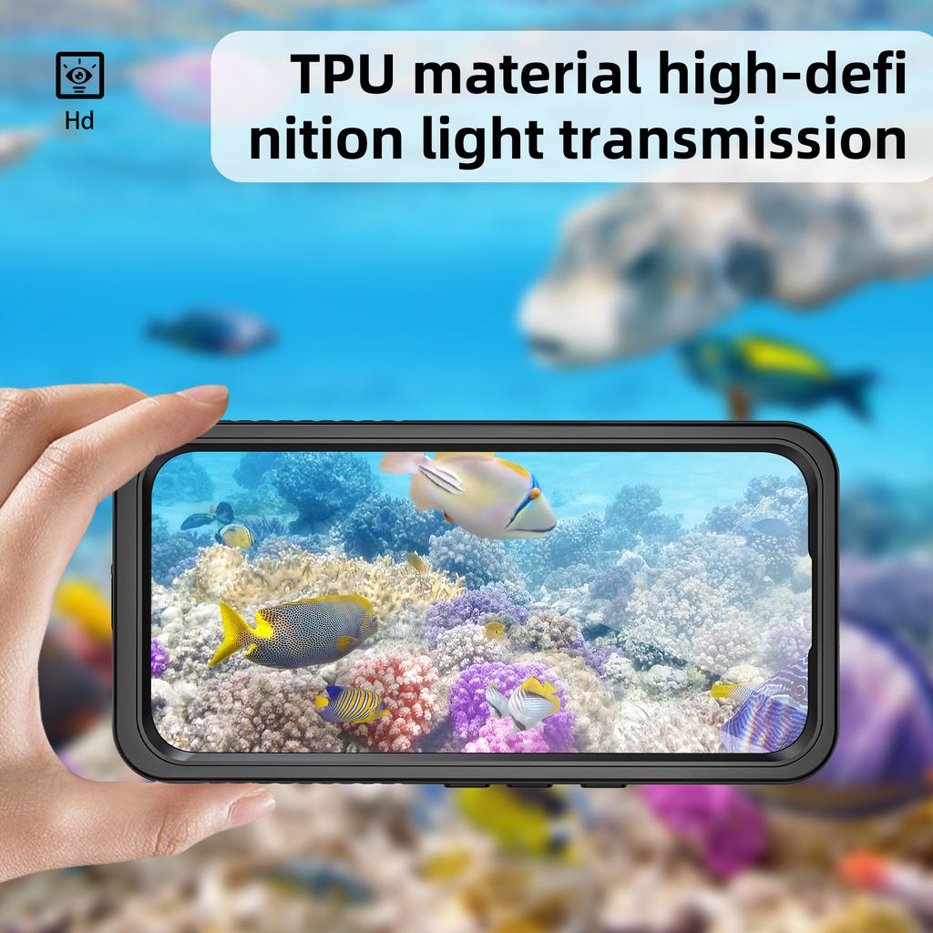 REDPEPPER FS Series For Google Pixel 10 Pro XL Waterproof Magnetic Case PC TPU PET Clear Phone Cover
