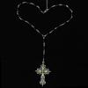Trendy Cone Pearls BlackBeads Pendant Necklaces Punk Inspired Chain Choker Ornaments Gothic Charm Edgy Accessories