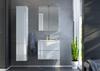 Wall-hung bathroom column, white gloss, 157x30 cm, Modus